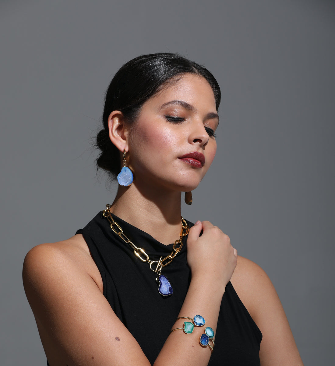 Rock Your Look with Stunning Geode Earrings