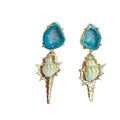 Lagoon Green Earrings
