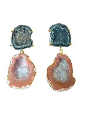 Black & Orange Earrings
