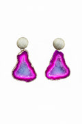 Circle Pink Earrings