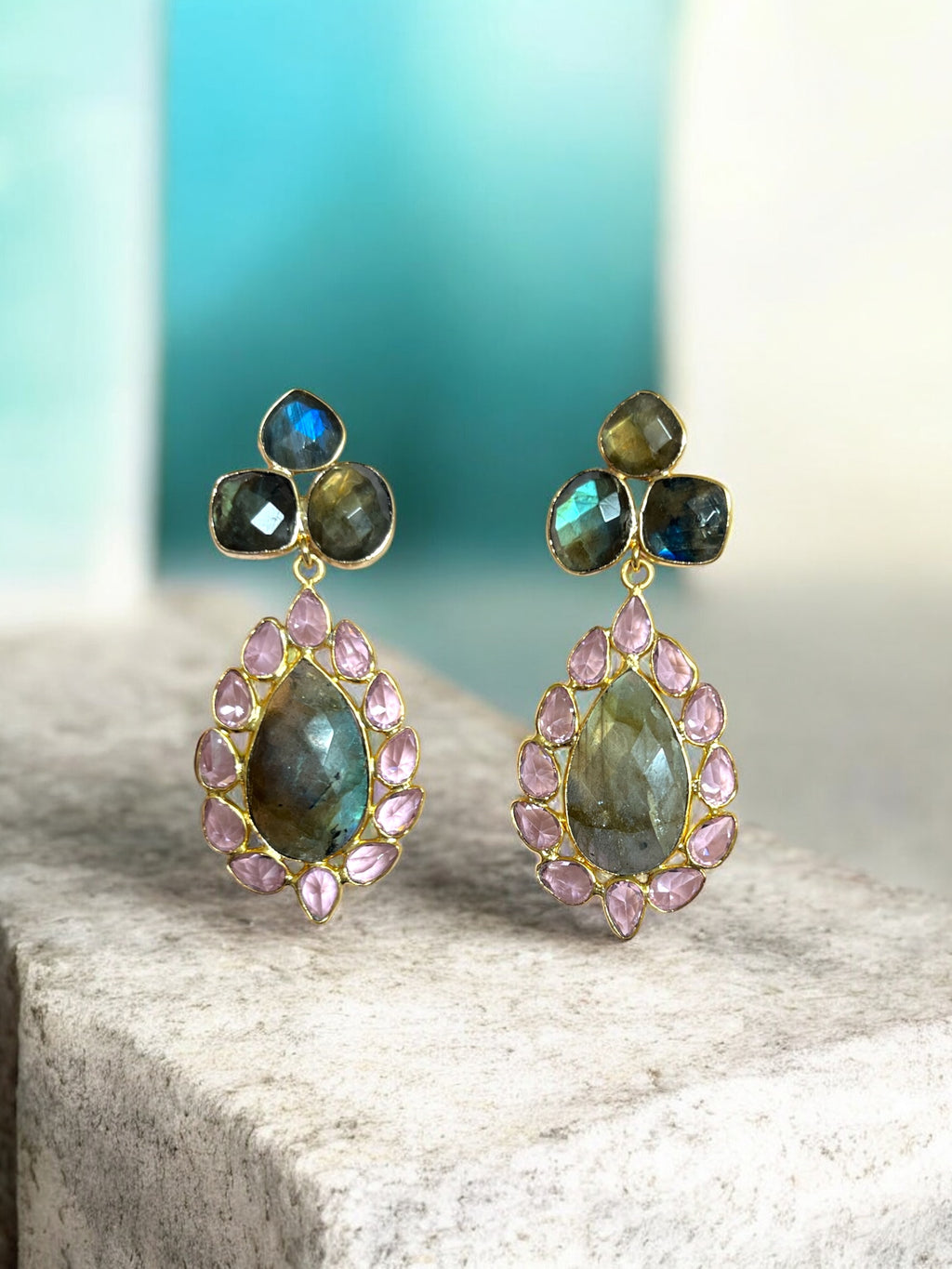 Theia Labradorite Earrings