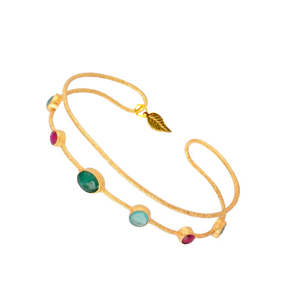 Theia Multi Gemstone Bangle