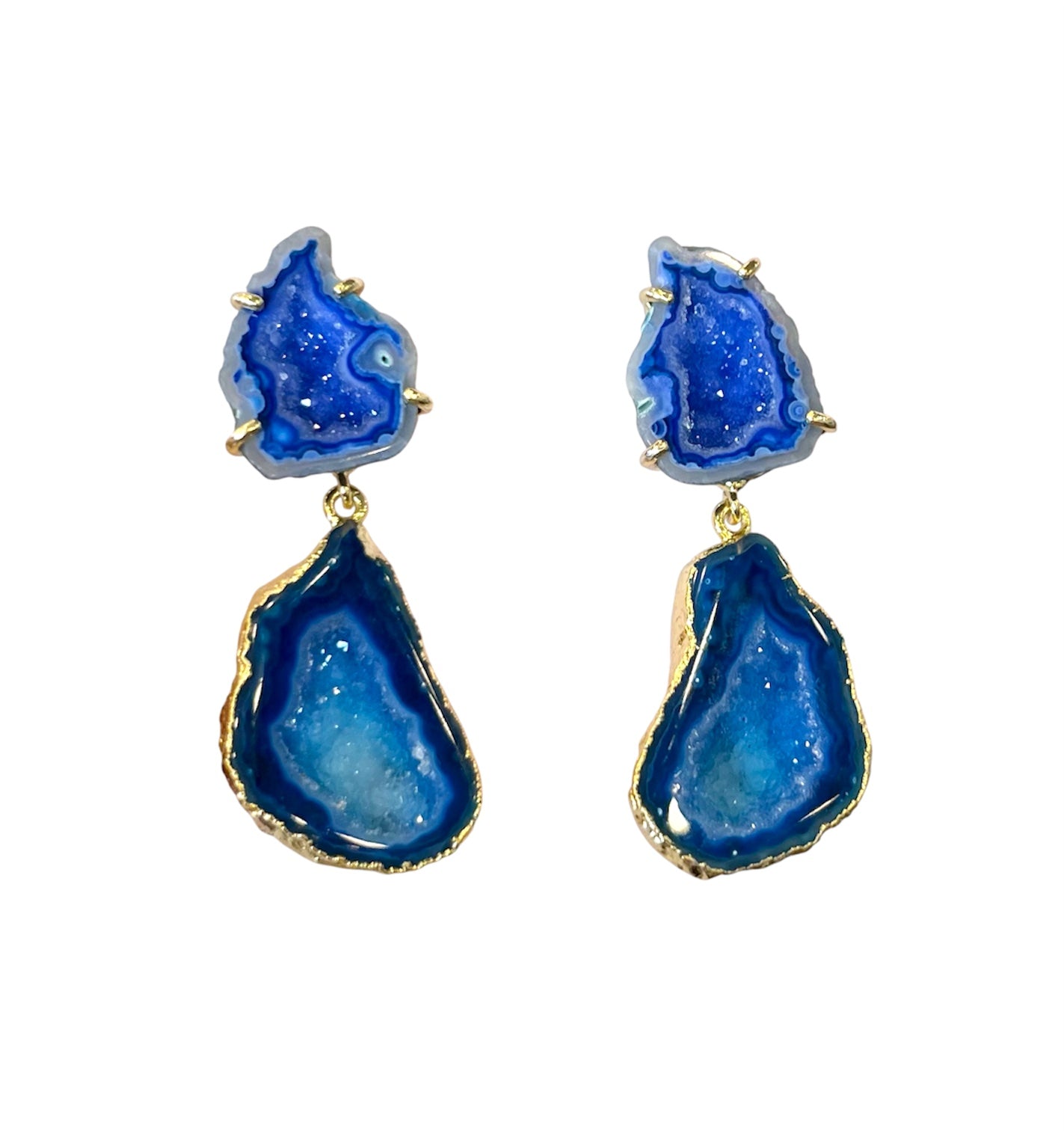 Aqua & Blue Earrings
