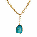 Green Rock Drops Necklace