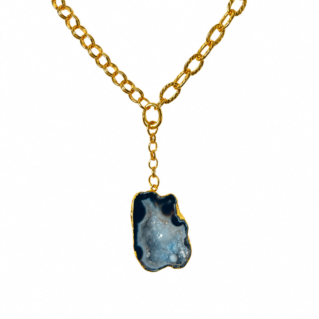 Black Rock Drops Necklace
