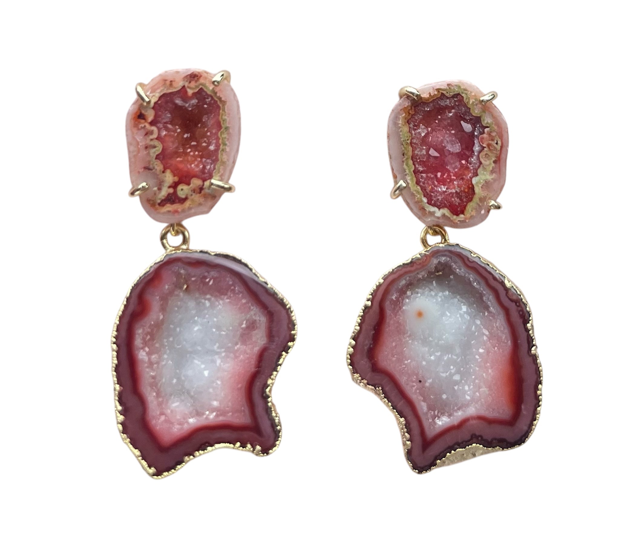 Double Sunset Cocktail Earrings