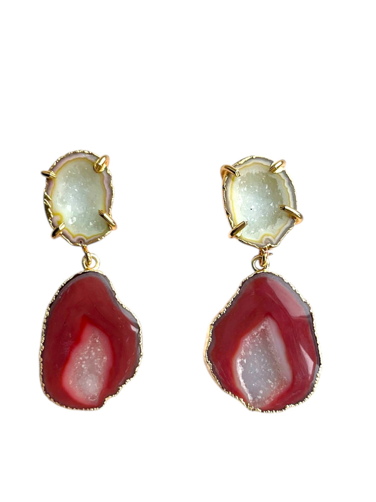 Yellow & Orange Drop Earrings