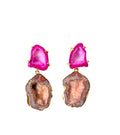 Pink & Orange  Earrings
