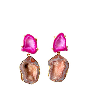 Pink & Orange  Earrings