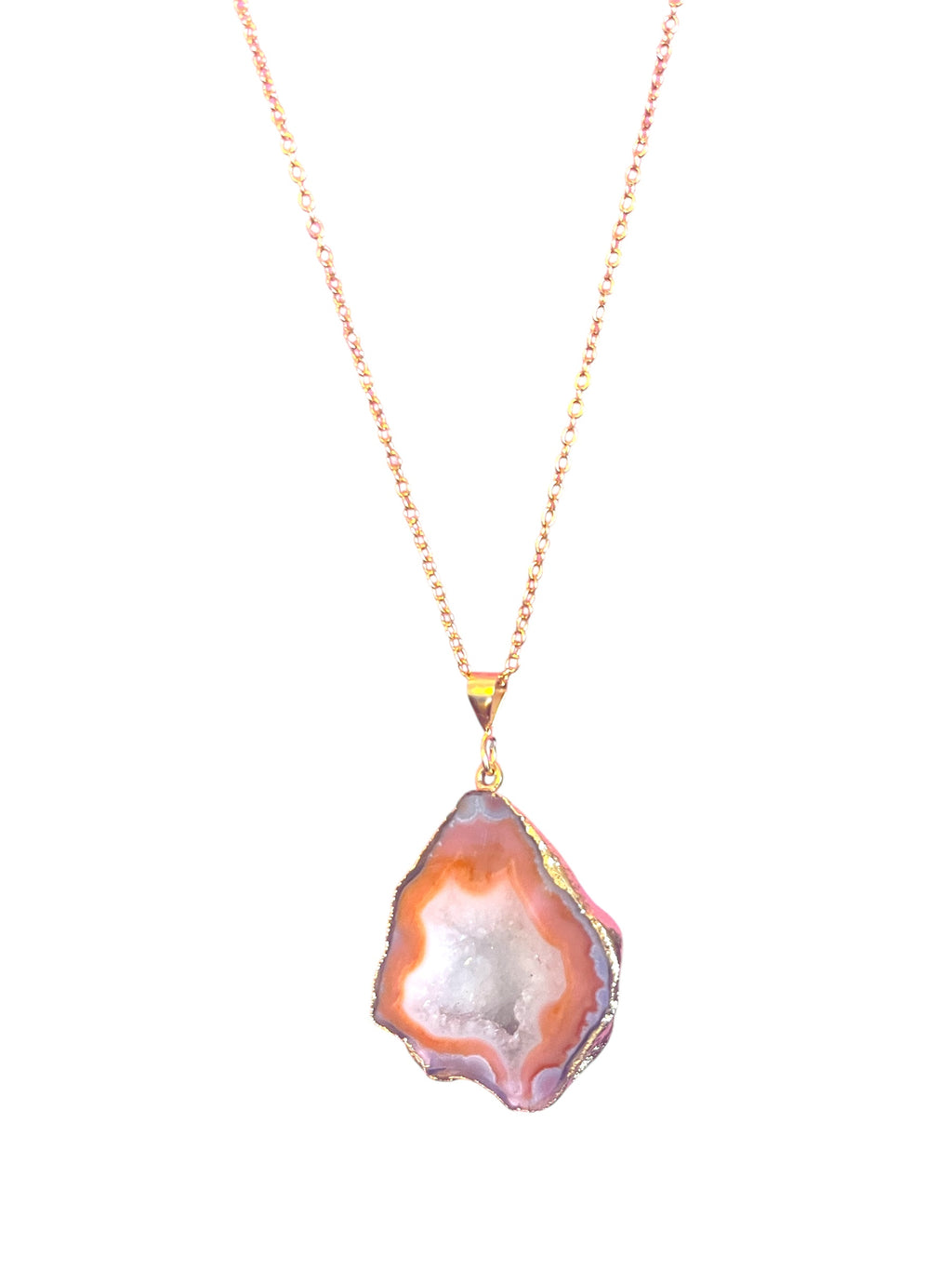 Orange Rocks in The Sky Pendant