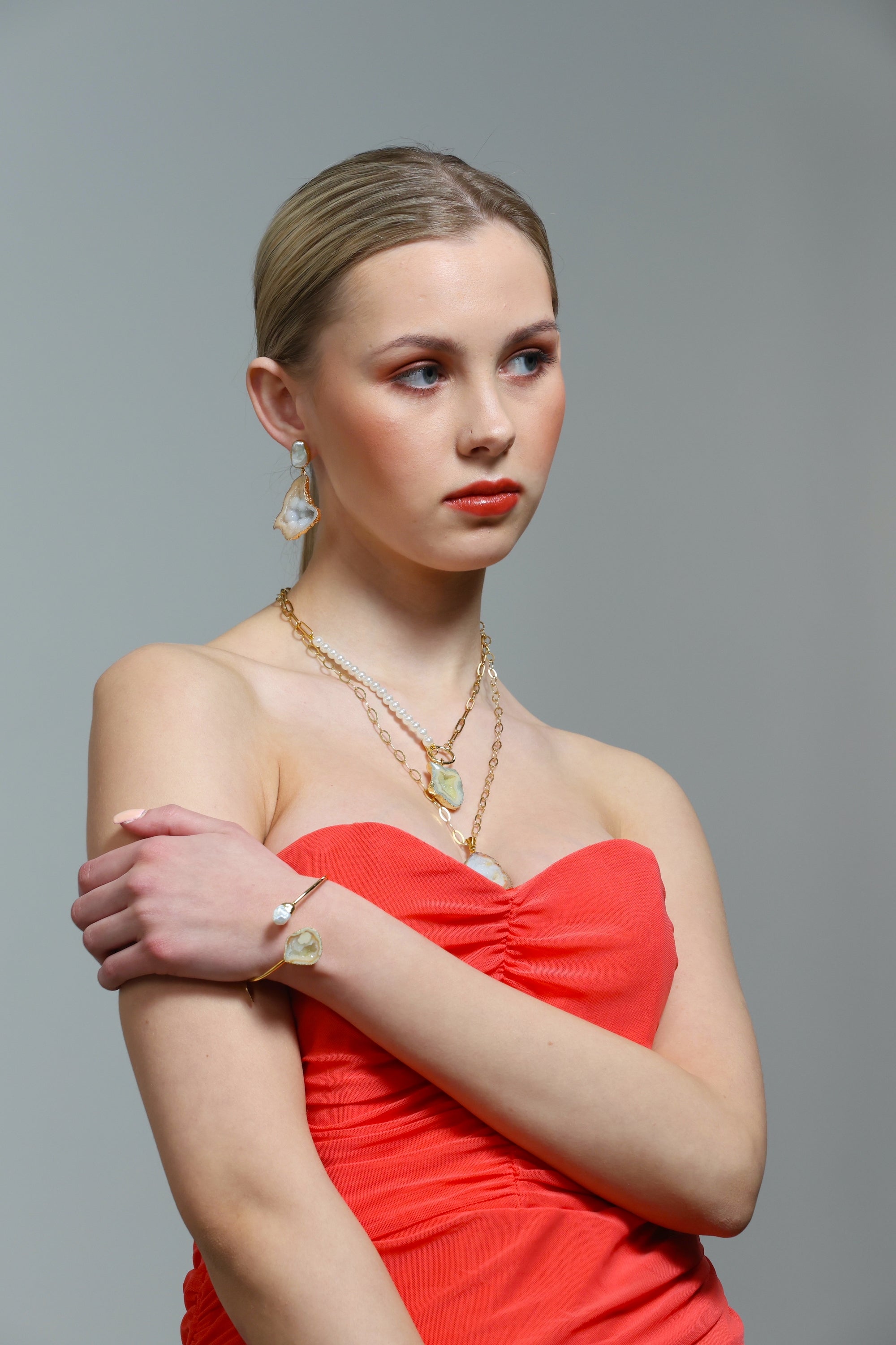 The Pearl Rocks Yellow Bangle