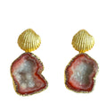 Lagoon Orange Earrings