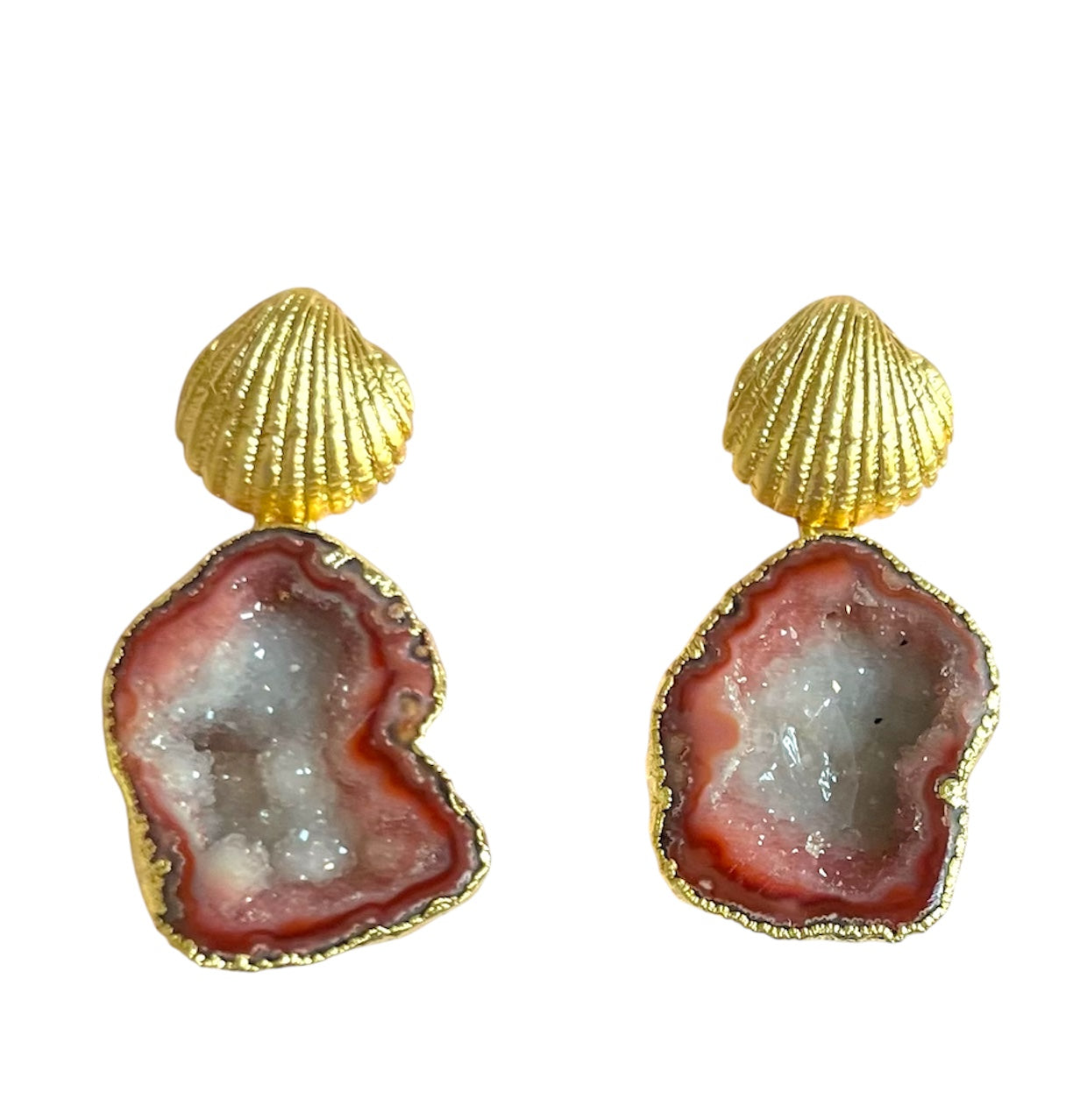 Lagoon Orange Earrings