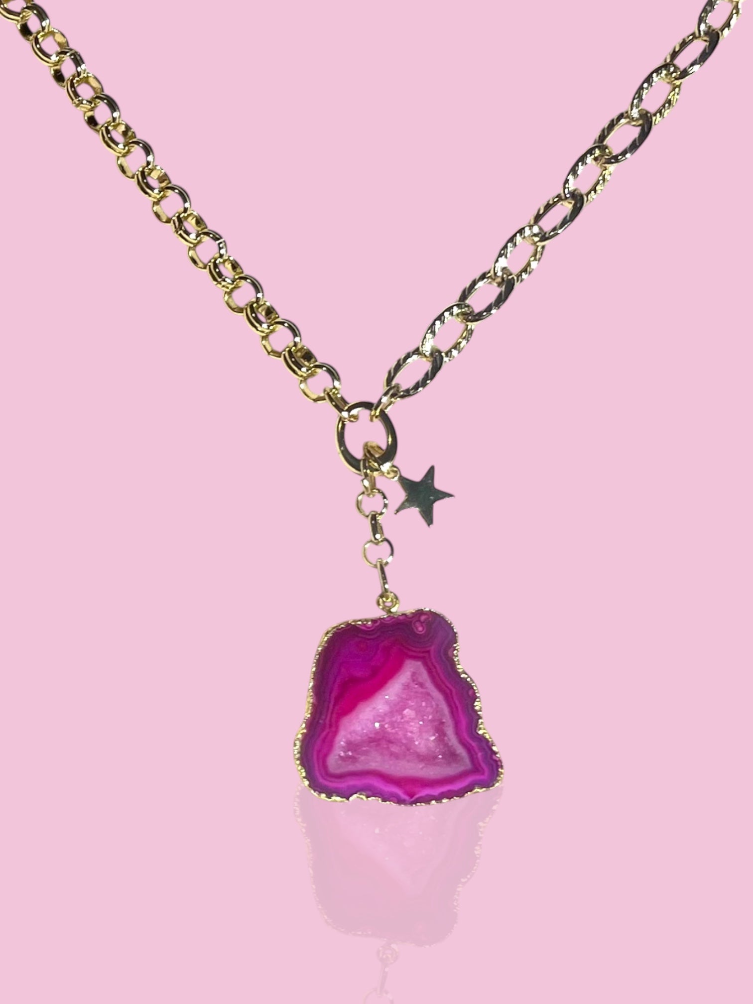 North Star Pink Necklace