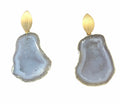 Rocks in the Sky Crystal White Earrings
