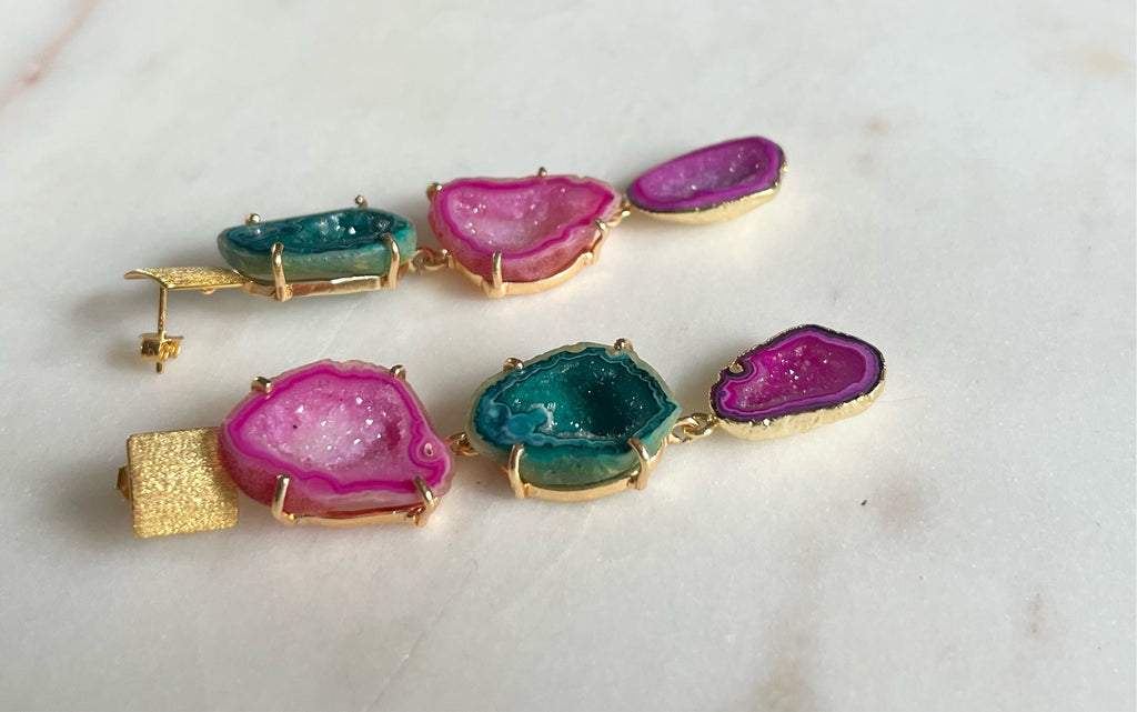 Deconstructed Rocks Earrings