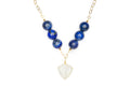 Lapis Lazuli and Moonstone Statement Necklace