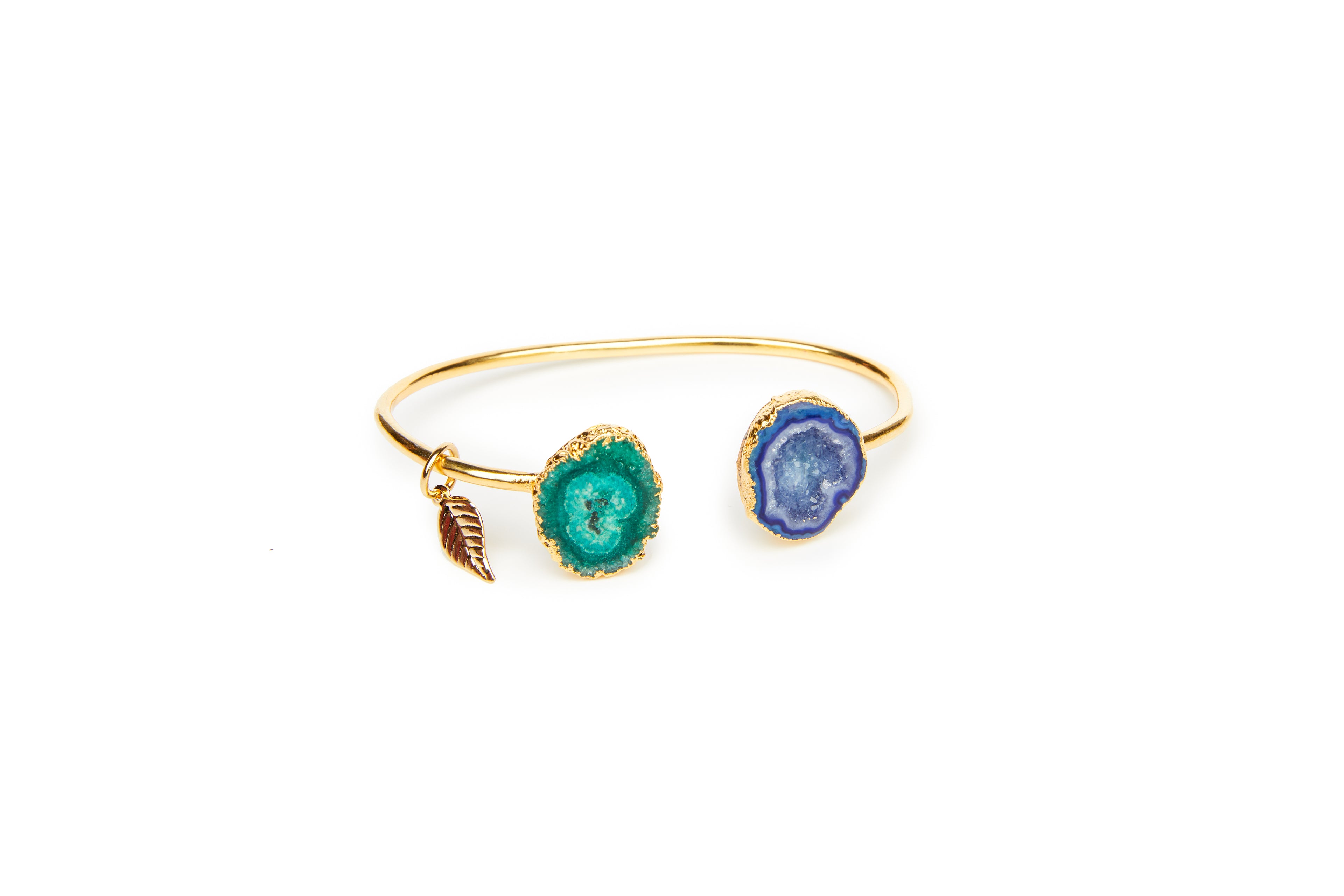 Blue & Green Rocks In The Sky Bangle