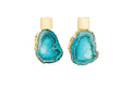 Rocks in the Sky Green Earrings