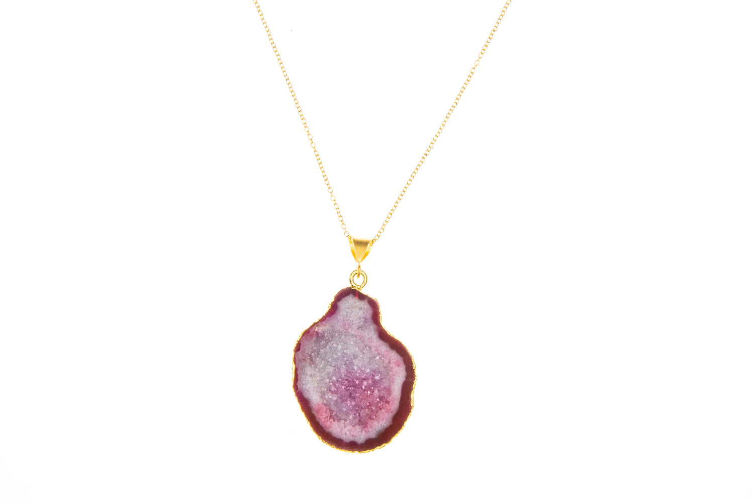 Rocks in the Sky Pink Pendant