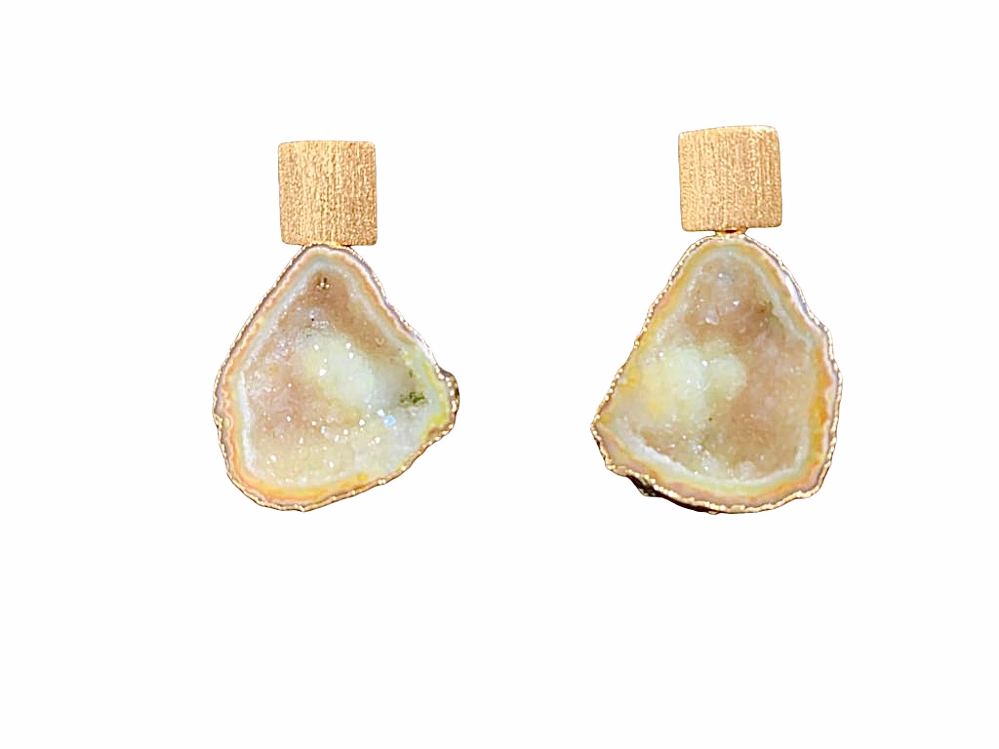 Yellow Rocks in The Sky Earrings