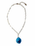 Rocks in the Sky Aqua Necklace