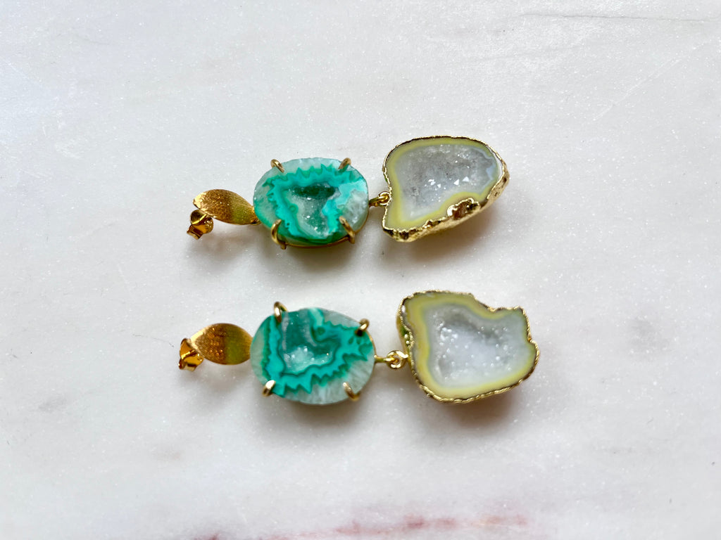 Summer Rocks Green and Yellow