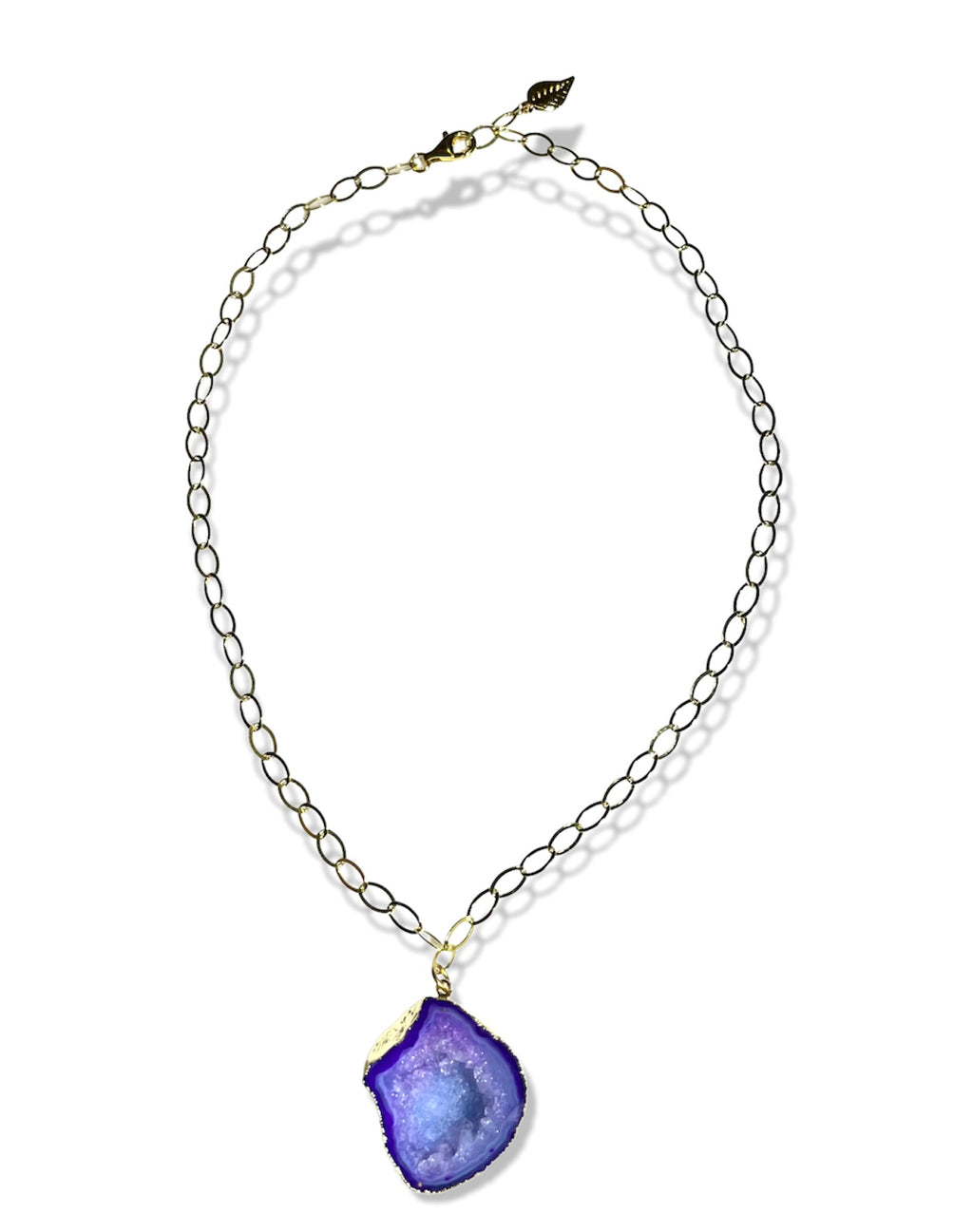 Rocks in the Sky Purple Necklace