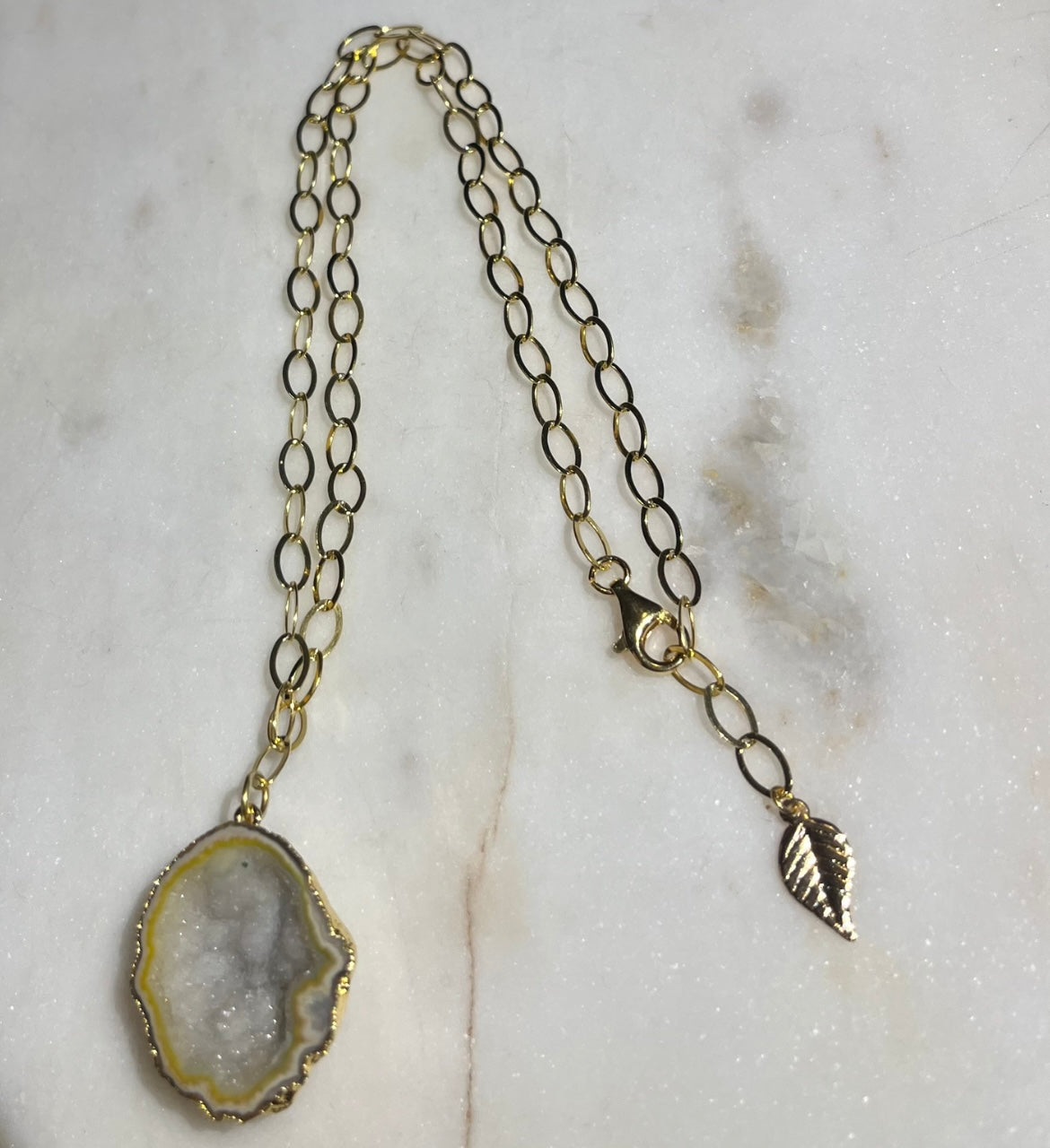 Rocks in the Sky Yellow Necklace